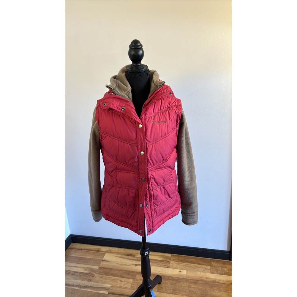 Womens Columbia Fleece 3 in 1 Flease Jacket with Vest Size M
